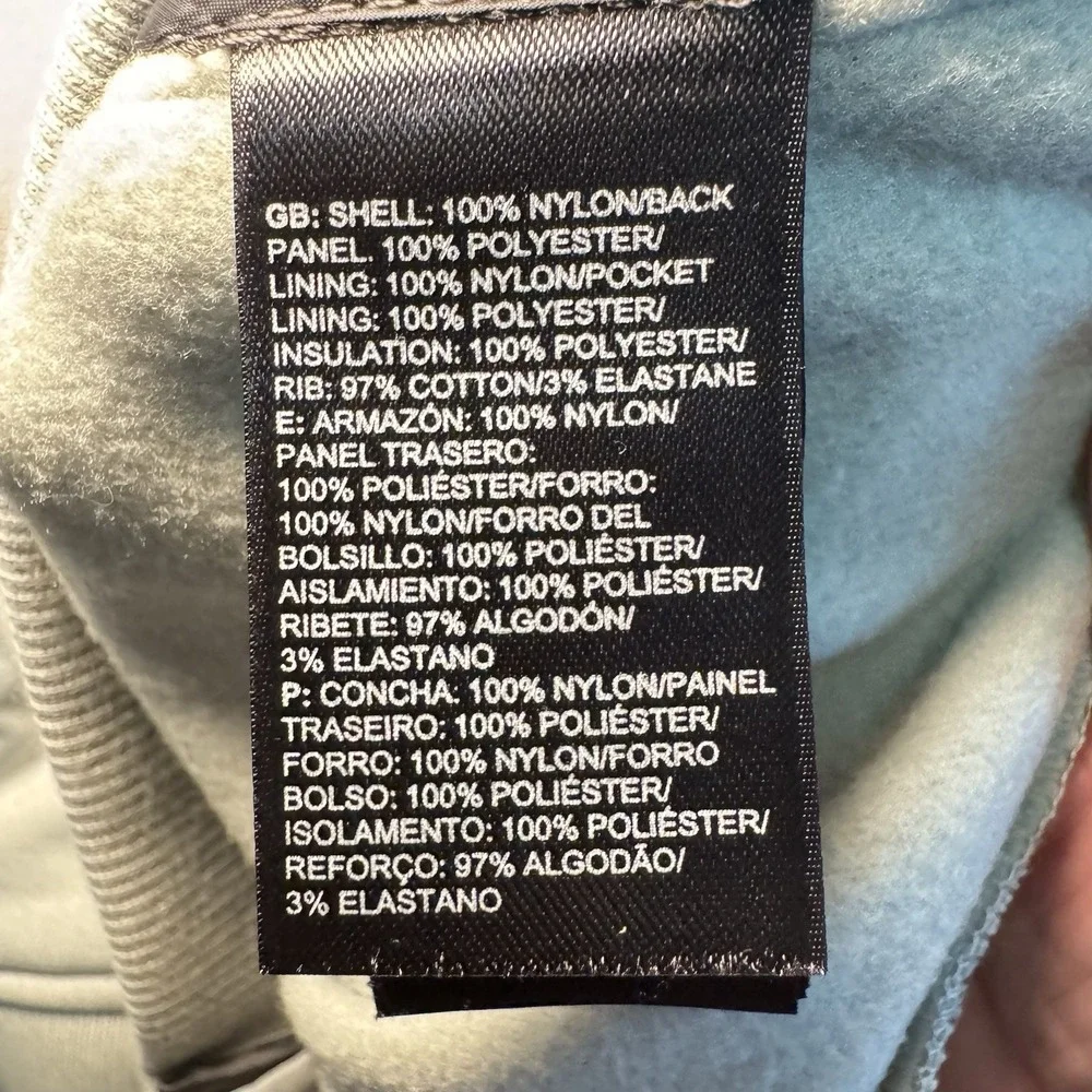 The North Face Kilowatt Gray‎ Thermoball Hooded Vest Men's Sz M EUC